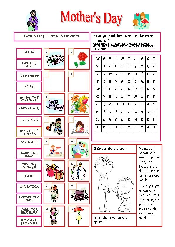 Задания на день матери на английском языке. Задания ко Дню матери на английском. Women day worksheets for kids
