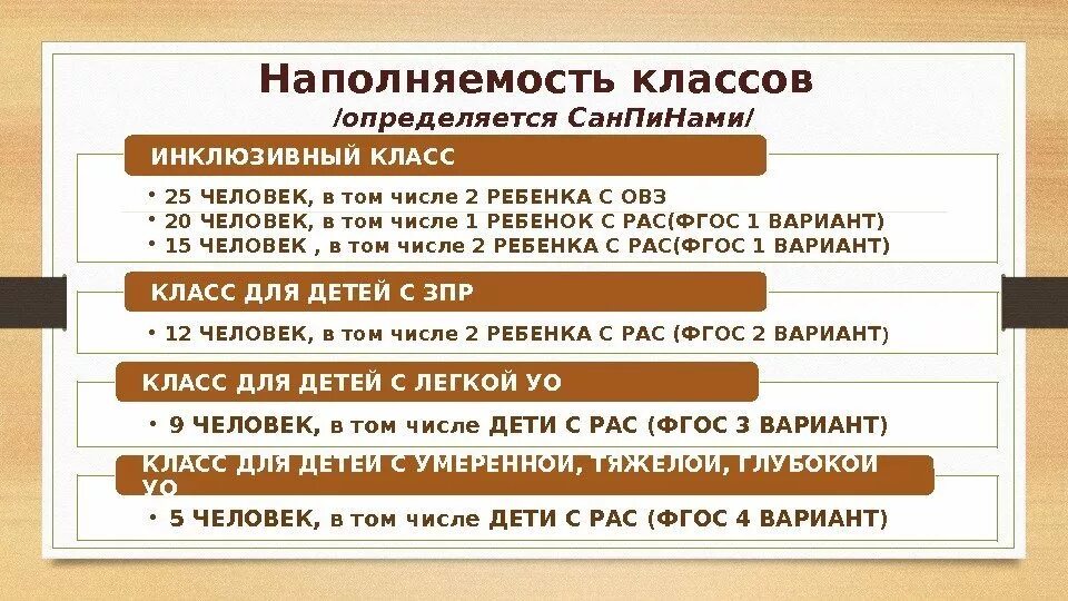 Наполняемость группы продленного дня. Наполняемость классов детей с ОВЗ. Наполняемость класса для детей с ОВЗ. Санитарные правила для детей с ОВЗ. Предельная наполняемость классов для детей с ОВЗ.