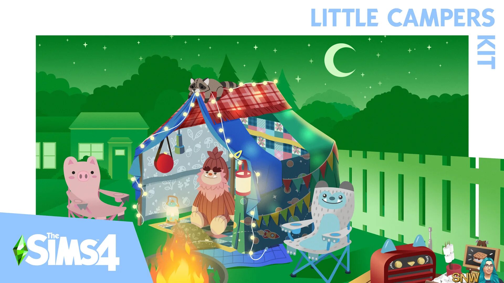 Little camp. Little Campers Kit симс 4. The SIMS™ 4: маленькие туристы. Симс 4 комплект маленькие туристы. Маленькие туристы / little Campers.