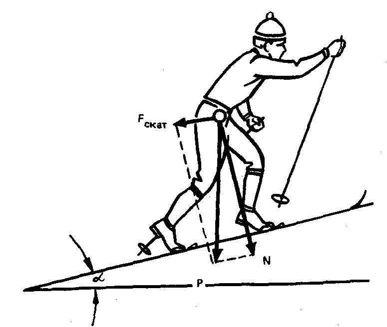 Силы действующие на лыжника при передвижении на лыжах. Техника подъема на лыжах. Преодоление подъемов на лыжах. Техники преодоления подъёмов на лыжах.
