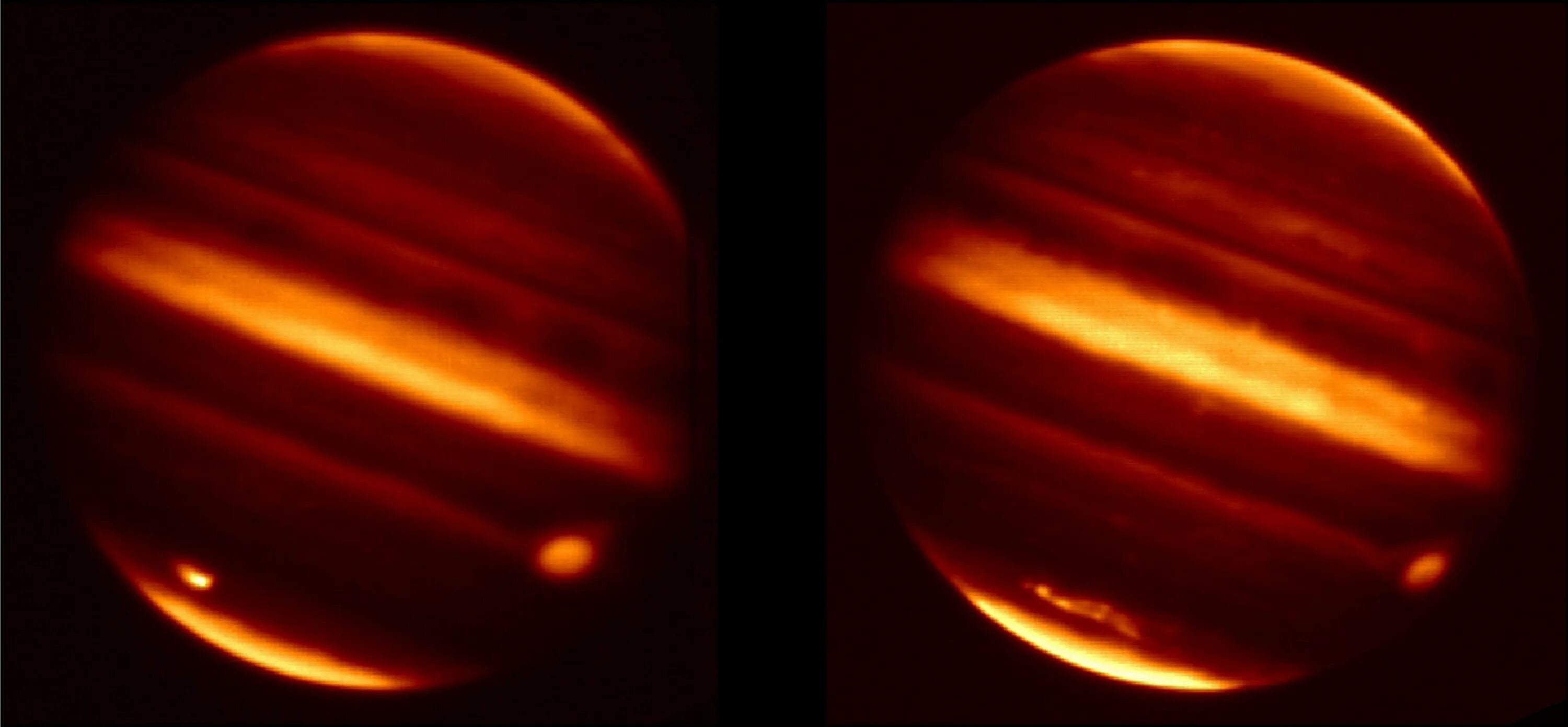 Уран столкновение. Юпитер инфракрасные снимки NASA. Юпитер кольца Уран. Юпитер в инфракрасном диапазоне. Атмосфера Юпитера.
