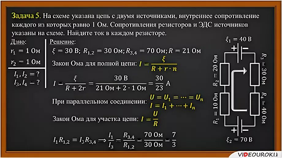 Задачи на полную цепь