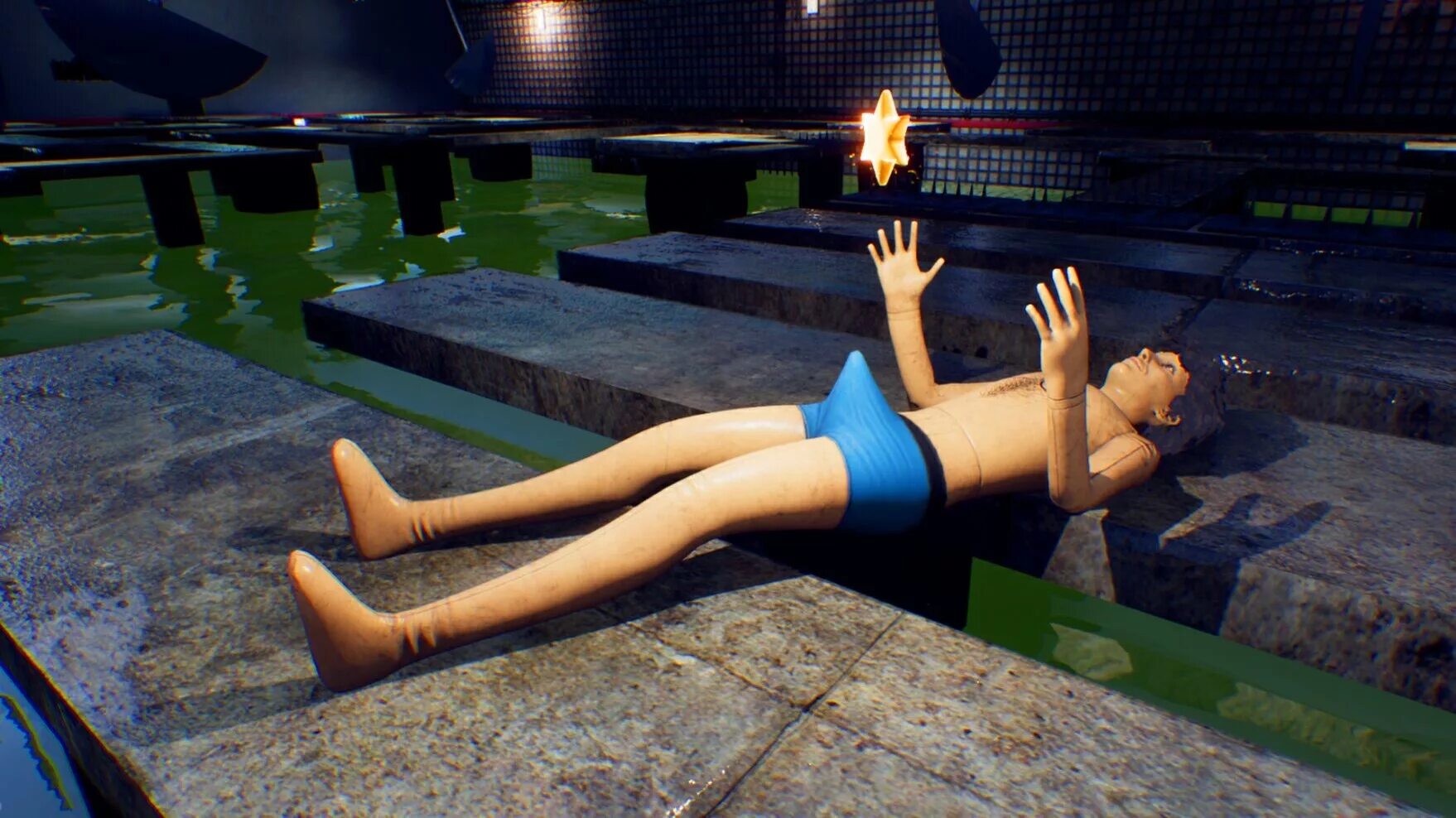 Falling doll game