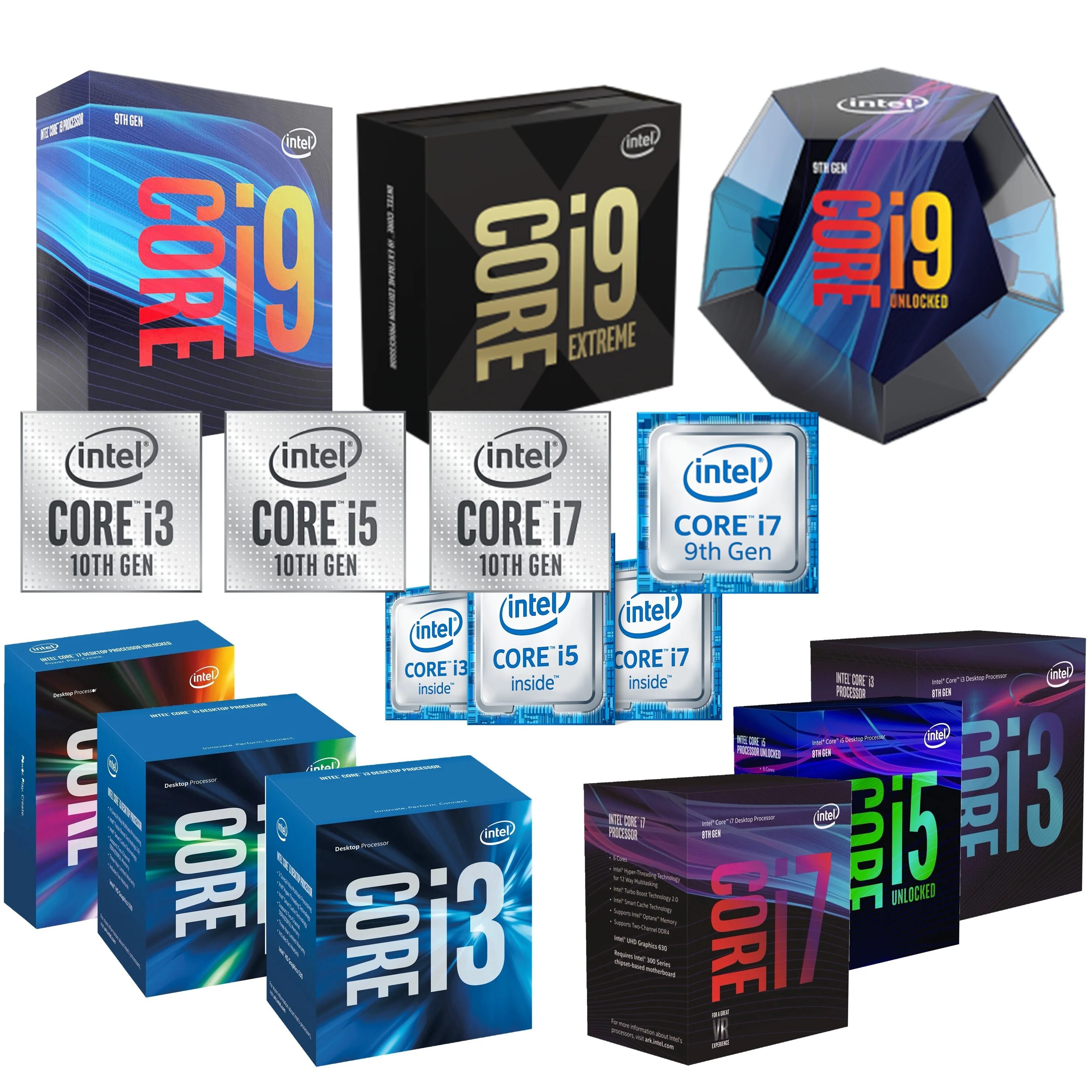 Core i9 поколения. Intel Core i9 10th Gen. Процессор Intel Core i5 9th Gen. Intel Core i5 8th Gen. Процессор Intel Core i9-129 Box.