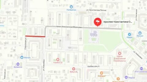 Образцово краснодар на карте