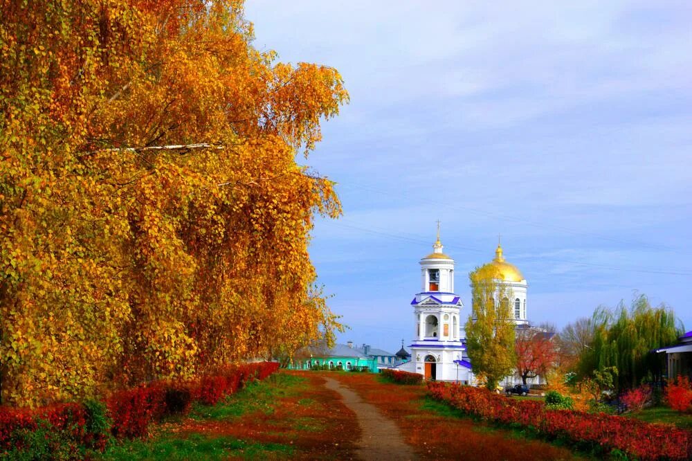 Св осень. Осень, православный храм в Воронеже. Брянск осень храм. Парк Воронеж СХИ осень. Церковь Оренбург Золотая осень.