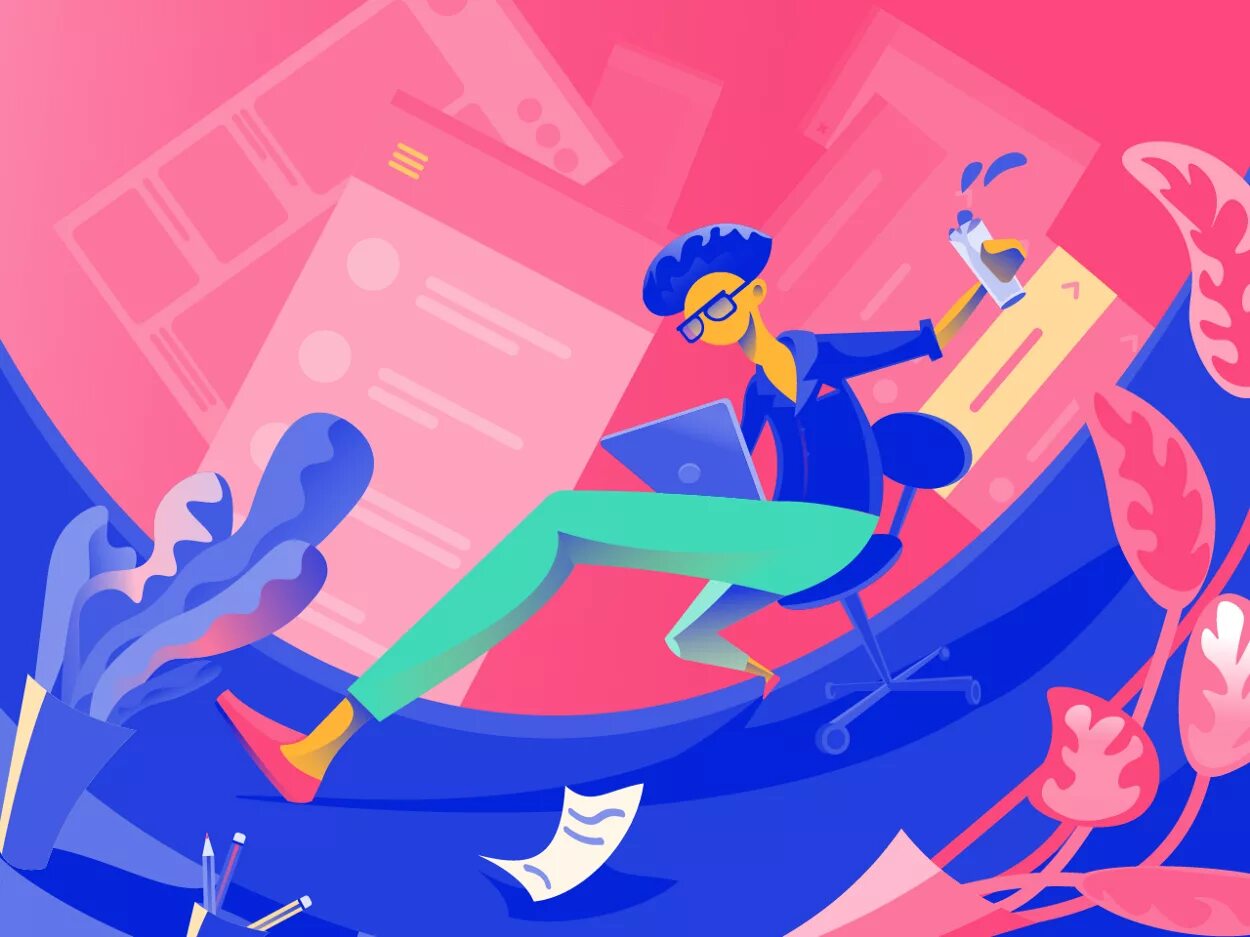 Flat иллюстрации. Flat иллюстрации