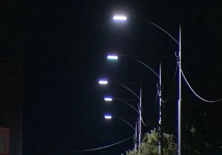 Замена ламп на столбах уличного освещения