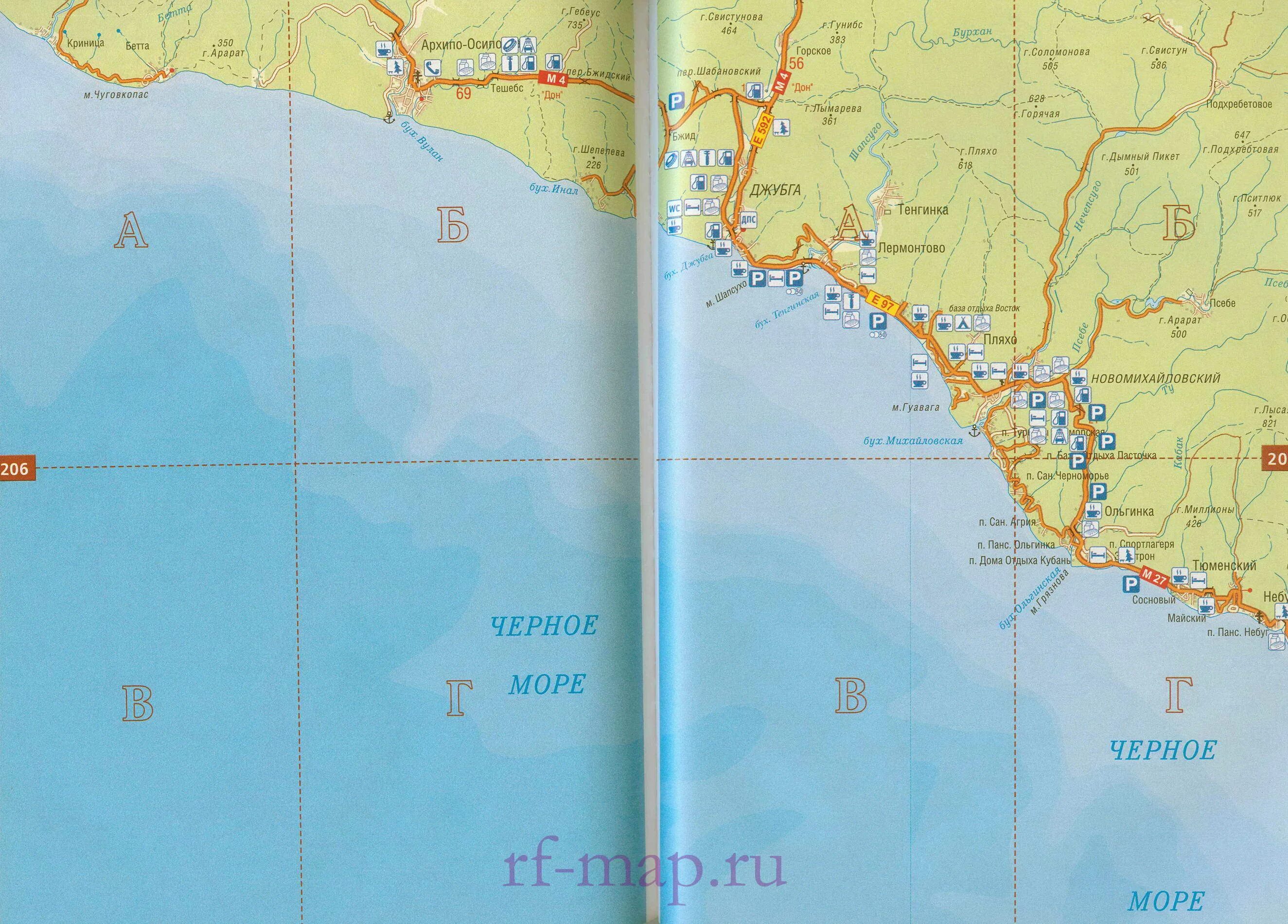 джубга карта побережья черного моря. джубга на карте краснодарского края. агой туапсинский район на карте краснодарского края. туапсе карта побережья. карта черного моря туапсе.