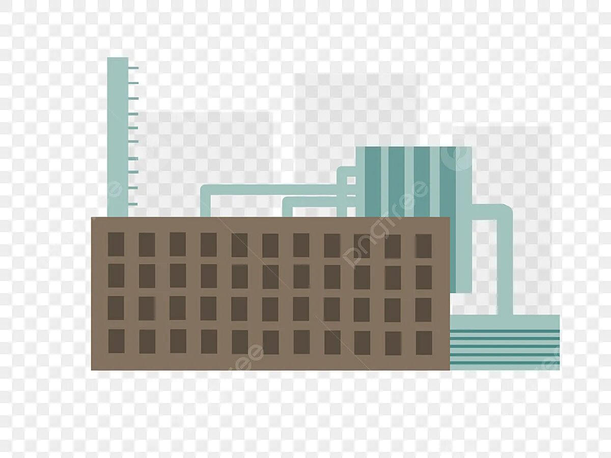 Simple factory. Простая фабрика (simple factory). pictures flat png. simple factory of ideas, logo, vector.