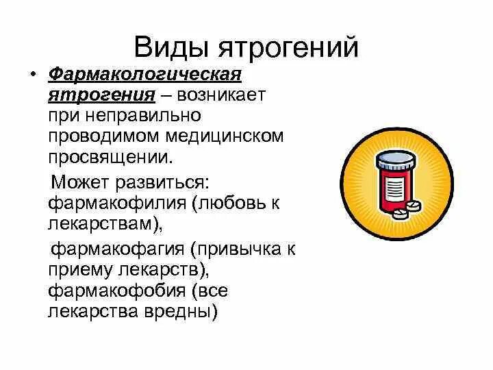 Некорректно проведен. Ятрогения виды ятрогений. Ятрогения в фармакологии. Фармакологическая ятрогения. Фармокологичиская этрогинеия.