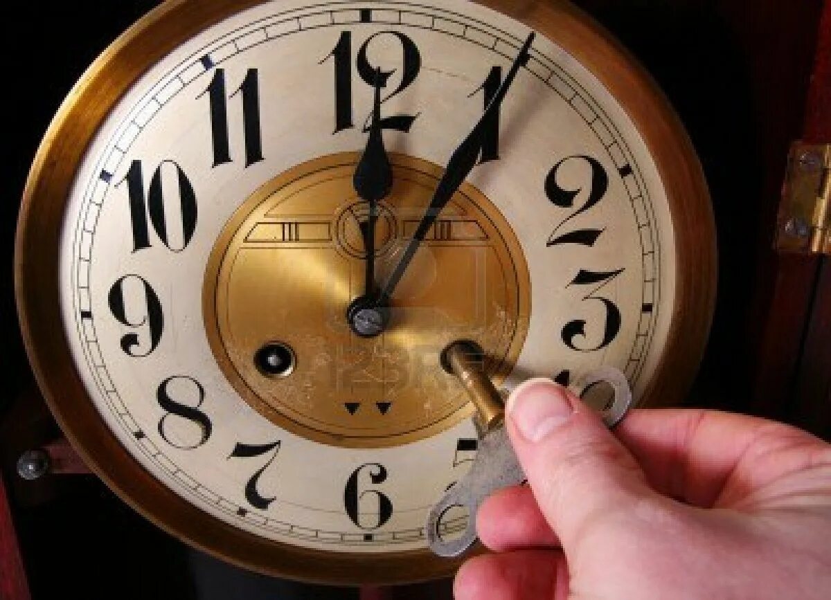 Wind up clock