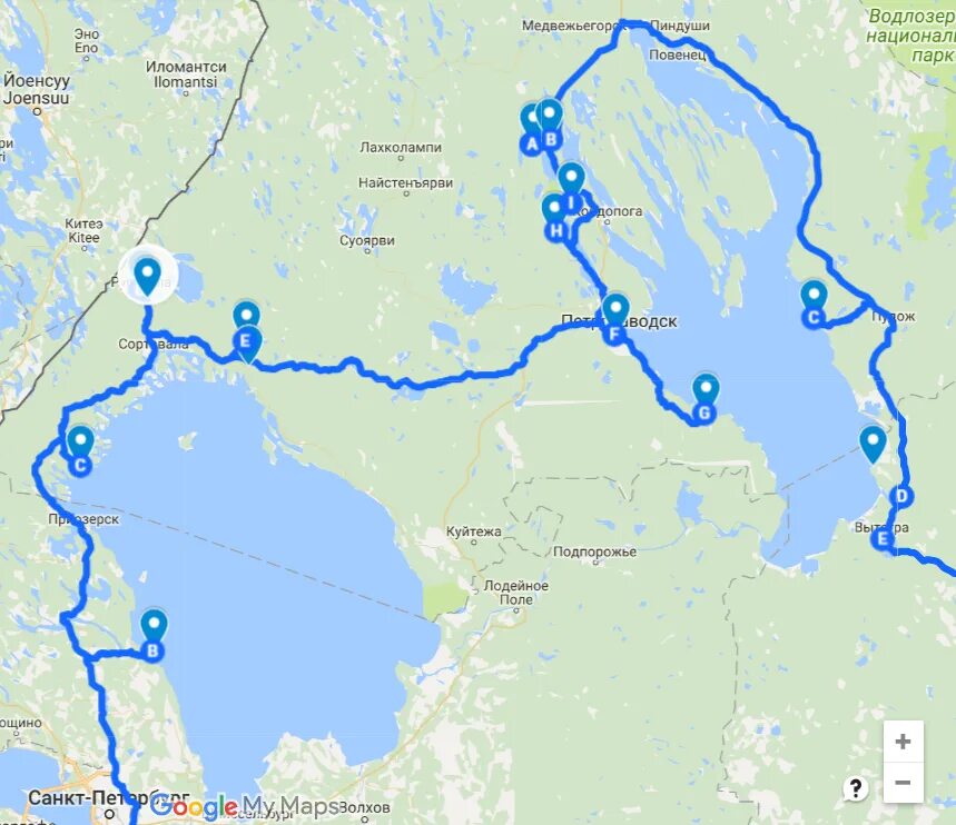 Санкт петербург пудож. Маршруты по Карелии на автомобиле на карте. Путь из Ладожского озера в Онежское озеро. Маршрут по Карелии на машине. Карта путешествий по Карелии.