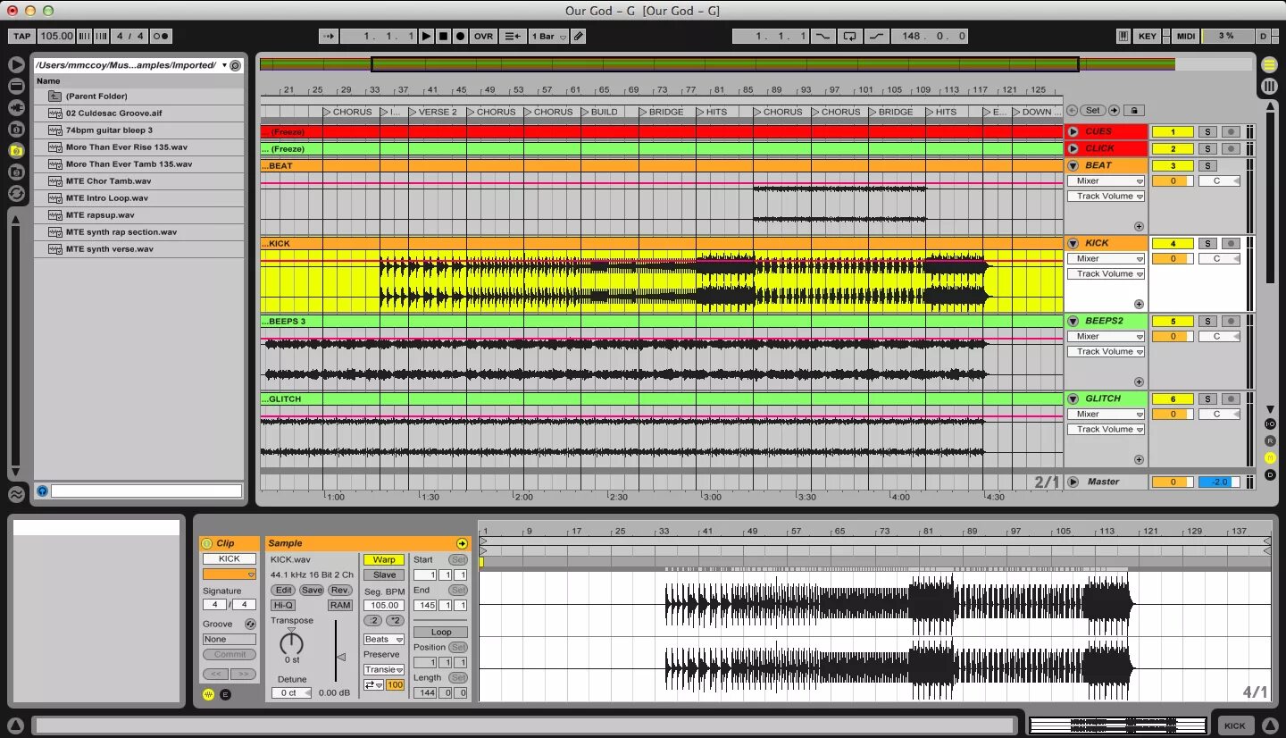 Архивы записей телеканалов. Канал в Ableton. Ableton проект. Базовые ритмы для Ableton. Ableton Arrangement view.