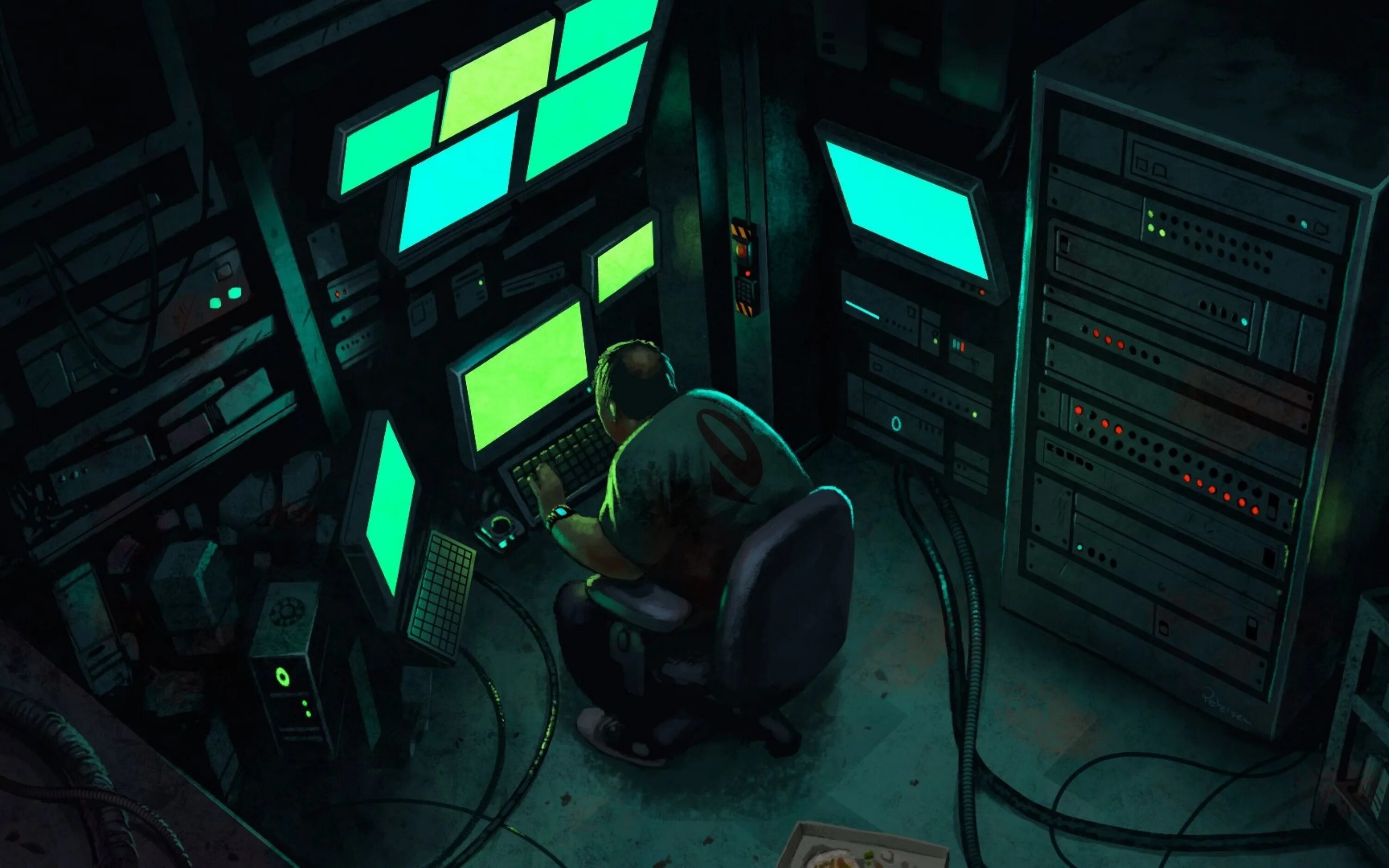 Hacker background