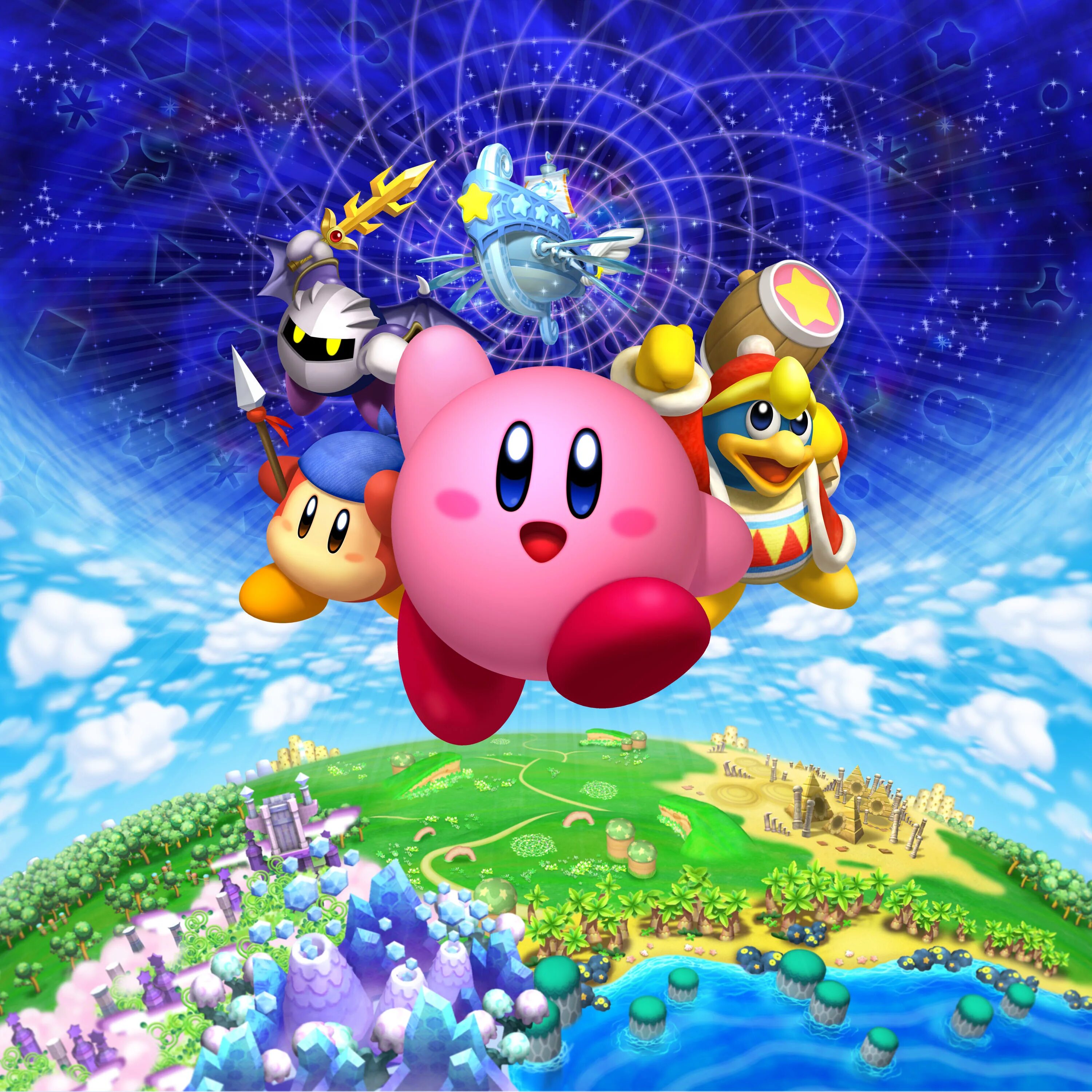 Кирби Wii. Kirby s Dream Land персонажи. Кирби Return to Dreamland. Арт Kirby's Return to Dream Land Art.
