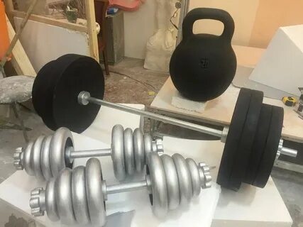 Гиря из пенопласта