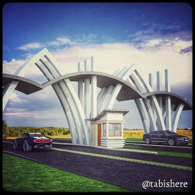 Въездная арка. Арки в современной архитектуре. въездная арка в город. современные арки.