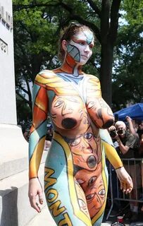 Big Breasted Beauty Nude In Public At Bodypainting Day Free Download Nude Photo 