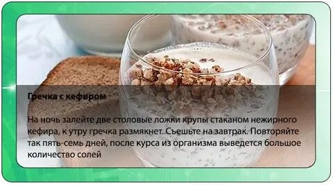 Пропорции гречки с кефиром для похудения