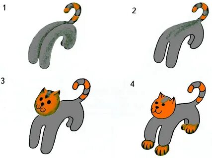 Лепка котенок младшая группа
