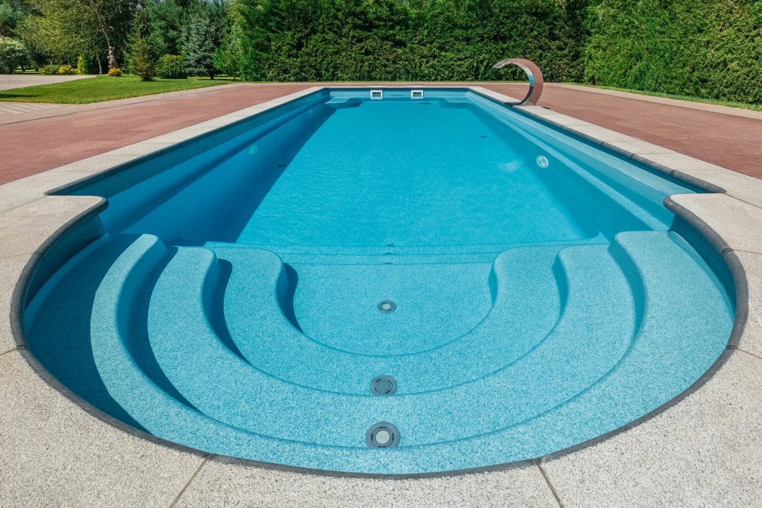 бассейн лагуна морозоустойчивый овальный. стеклопластиковый бассейн. чан фурако. бассейн из композитных материалов. уличный бассейн.