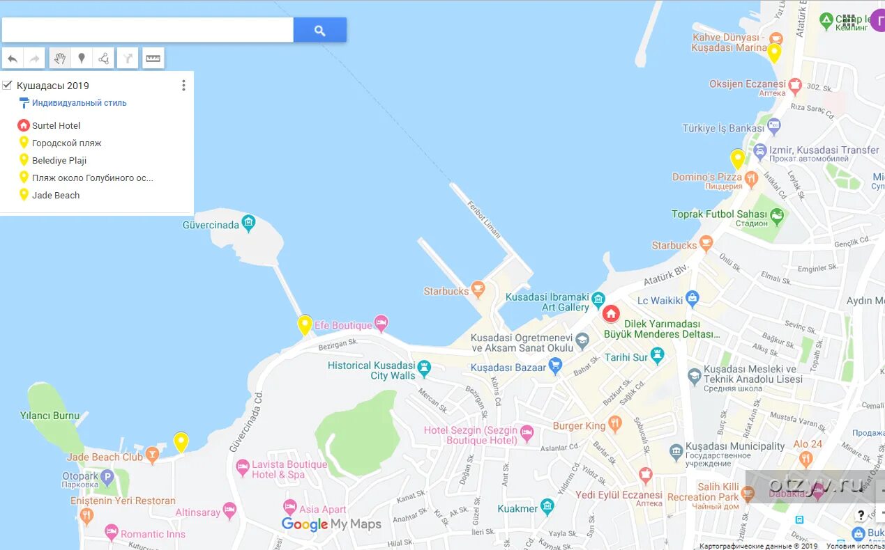 Кушадасы достопримечательности на карте. Кушадасы турция достопримечательности на карте. Кушадасы на карте. Карта кушадасы на русском с достопримечательностями. Кушадасы карта города.