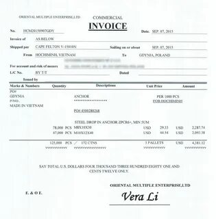 Инвойс фактура уз