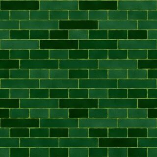 Плитка bricks green