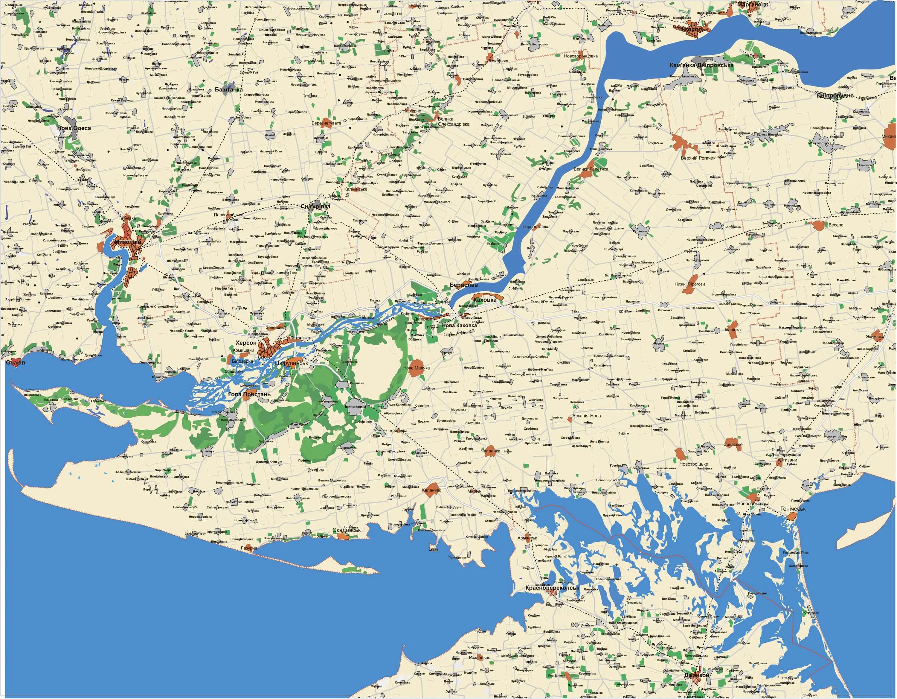 Карта Украины Херсонская область на карте. Херсонская область на карте. Херсон на карте Украины. Карта Херсонской области подробная с городами. Границы херсонской области на карте