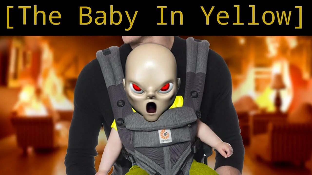 Ребёнок в жёлтом хоррор. The Baby in Yellow игра. Baby in Yellow из игры.