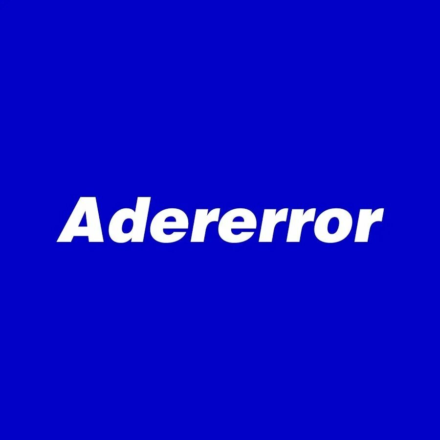 Logos error. Ader. ader бренд. логотип error. ader error logo.