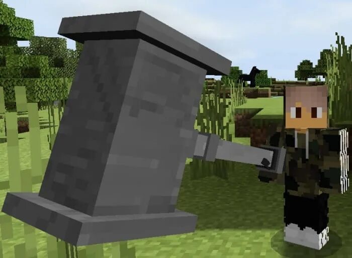 Майнкрафт пе мод молоты. Мод на тора. Аддон на оружие для майнкрафт пе. Майнкрафт экспериментальный игровой процесс. Sparks hammers 1.