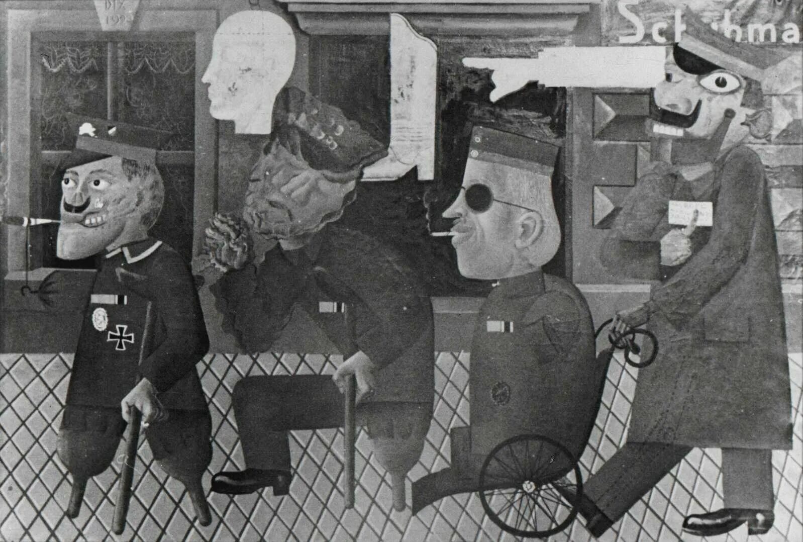 Швейк вторая мировая. Отто Дикс художник картины. Калеки войны. Отто Дикс,1920.