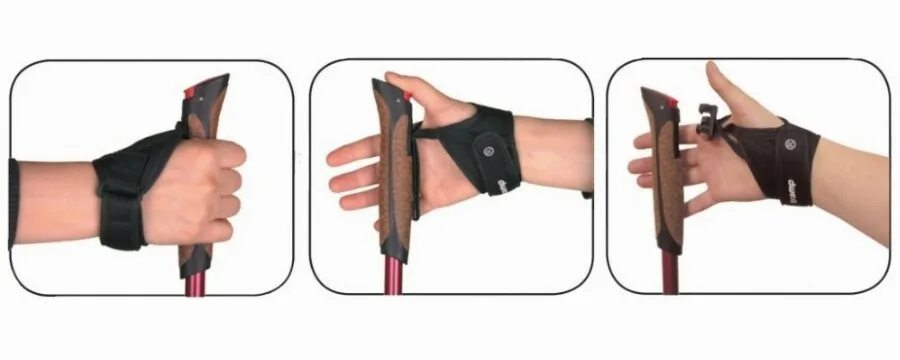 Правильно держать лыжные палки. Темляк для палок для скандинавской ходьбы. Одевание палок для скандинавской ходьбы. Как правильно одевать палки. Правильное одевание лыжных палок.