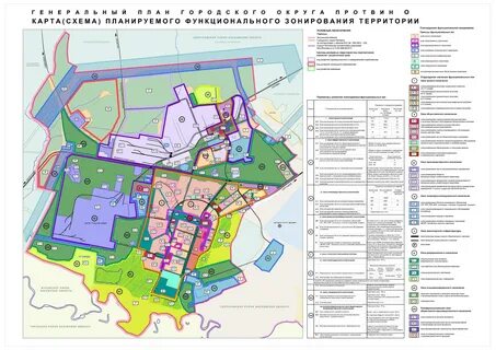 Карта протвино
