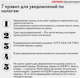 Нужно ли подавать уведомление по енп