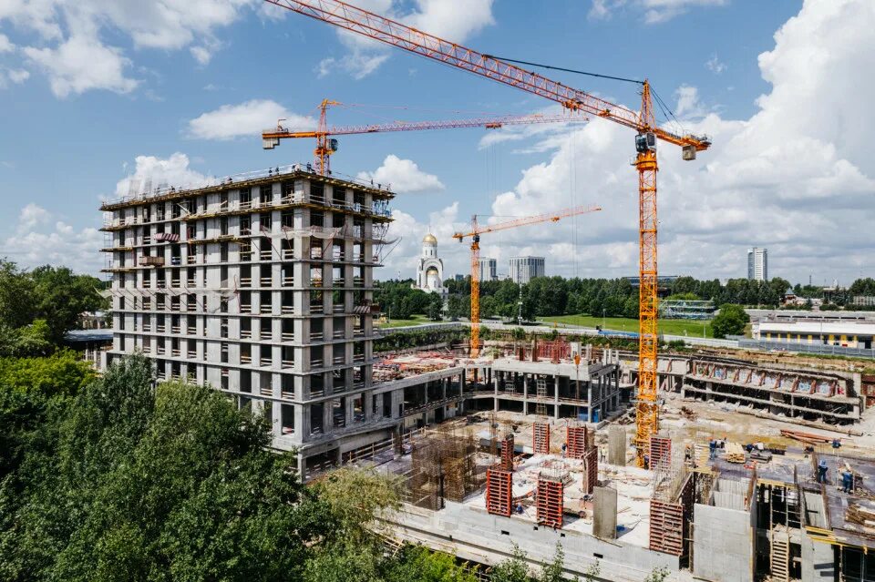 Ход строительства жилого комплекса. Виктори парк Резиденс. ЖК Victory Park. ЖК Виктори парк Резиденсез.