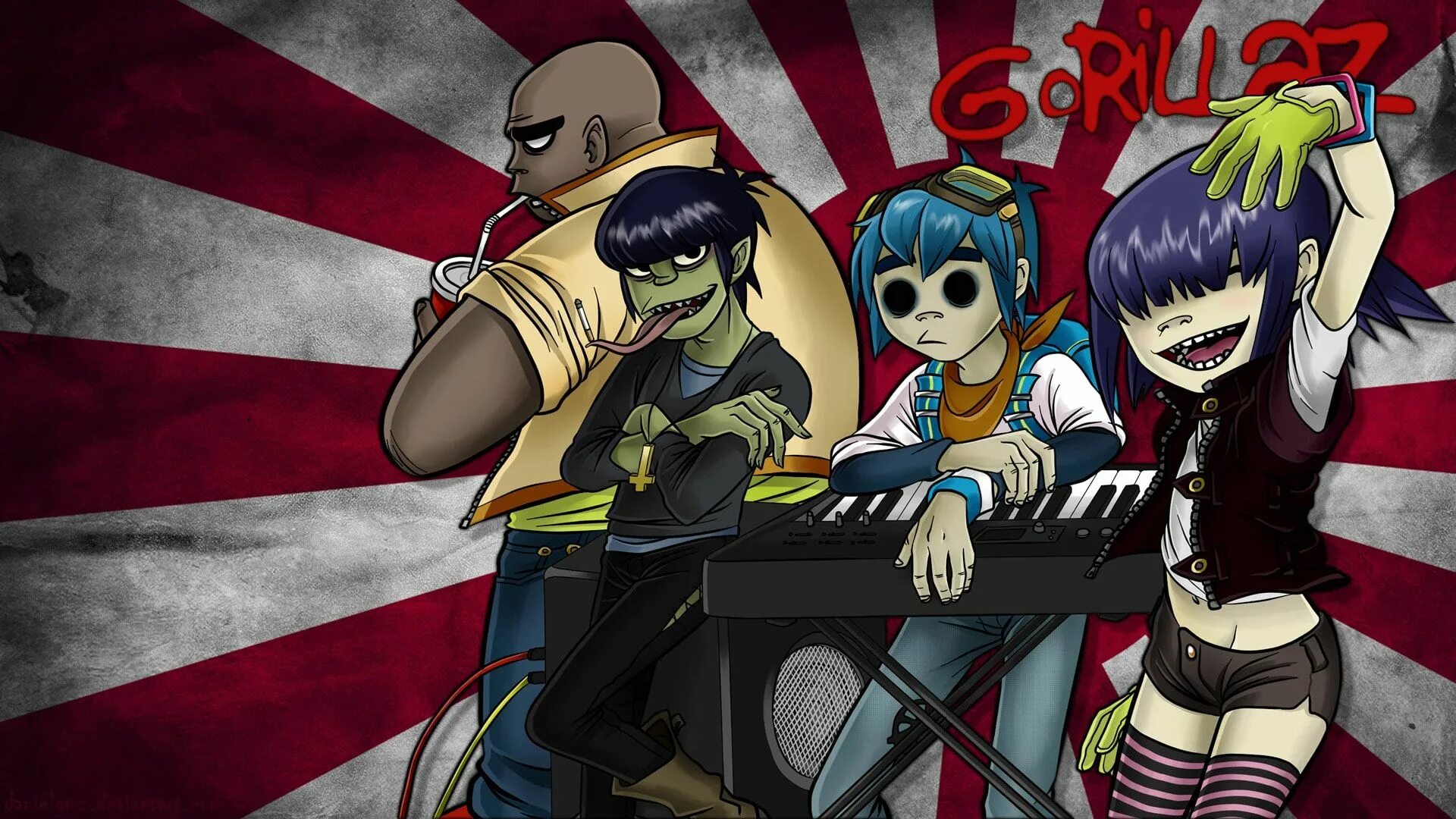 Группа гориллаз. Гориллаз певец 2022. Группа Gorillaz нудл. Группа гориллаз 2д.