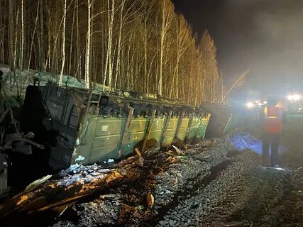 Крушение поезда на северном урале