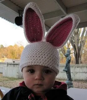 Шапка с ушками зайца