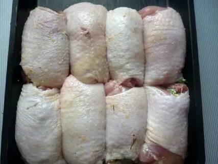 Рулет из окорочка курицы