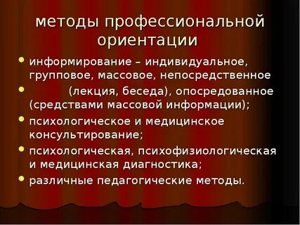 Методики профессионала