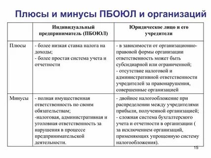 Достоинства и недостатки финансовой предпринимательской деятельности