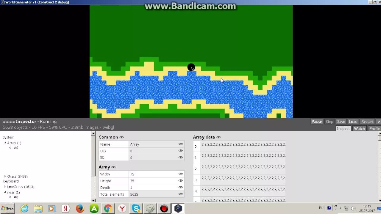 Array game. Процедурная генерация мира construct 2. рандомный мир в construct 2. генерация мира construct 2 исходники. array в конструкт 2.