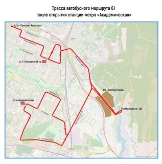 Маршрут 61 автобуса спб остановки
