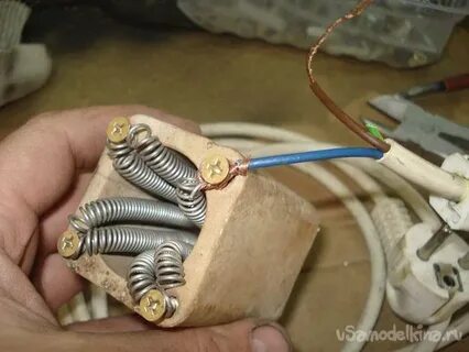 Кипятильник из нихромовой проволоки