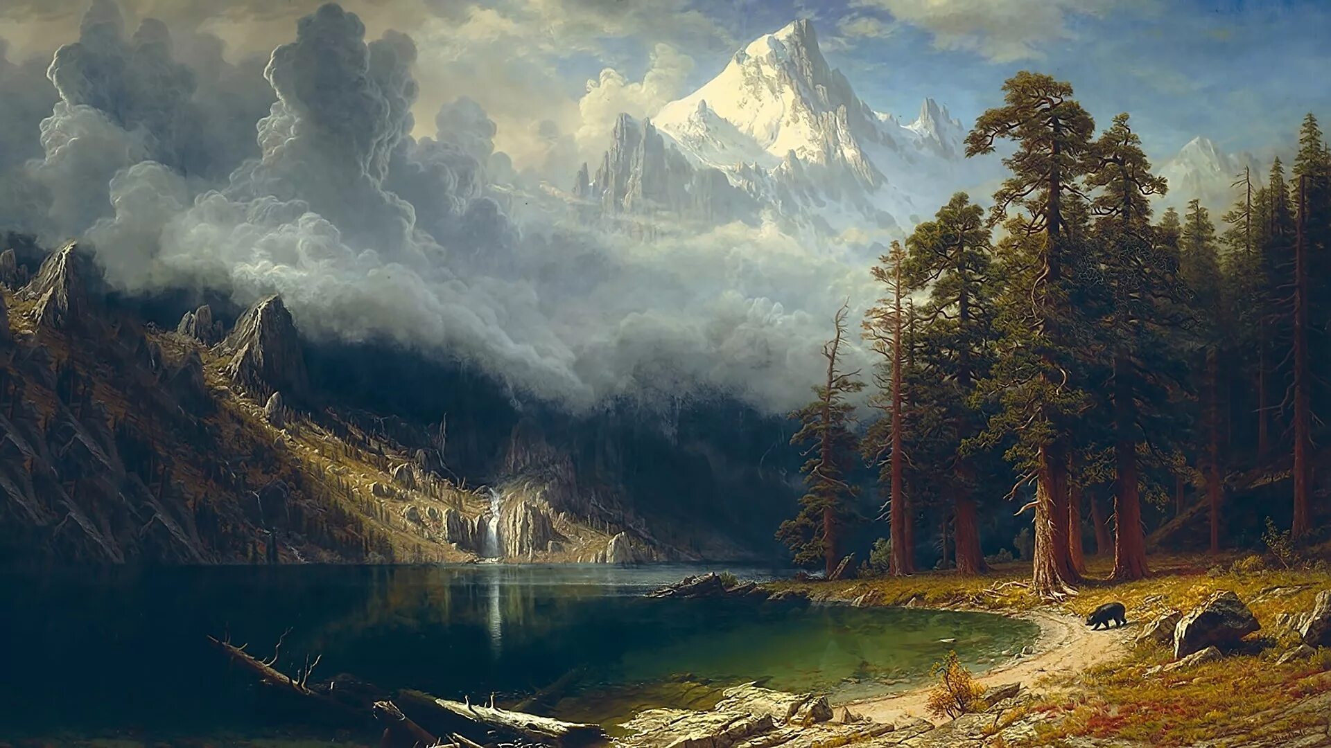 Обои картины. Альберт Бирштадт. Альберт Бирштадт (Albert Bierstadt; 1830-1902). Альберт Бирштадт картины. Альберт Бирштадт (1830 - 1902) – американский художник.