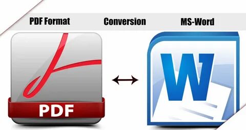 Как преобразовать pdf в word.