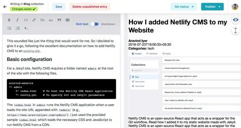 Netlify app